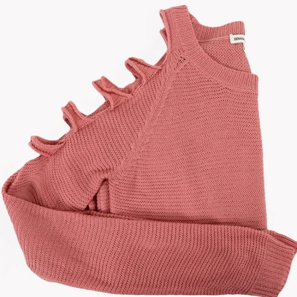 🌼Beige ladder sleeve sweater - Picture 3 of 8