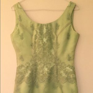 Vintage green lace dress