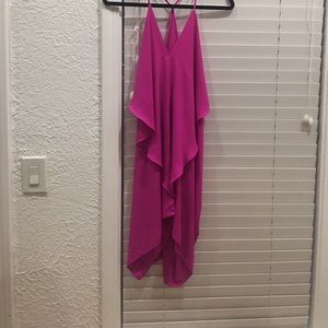 Hot pink cocktail dress