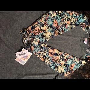 NWT Floral Randy with Grey Background.