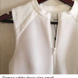 White cameo scuba dress by nasty gal. NWT.