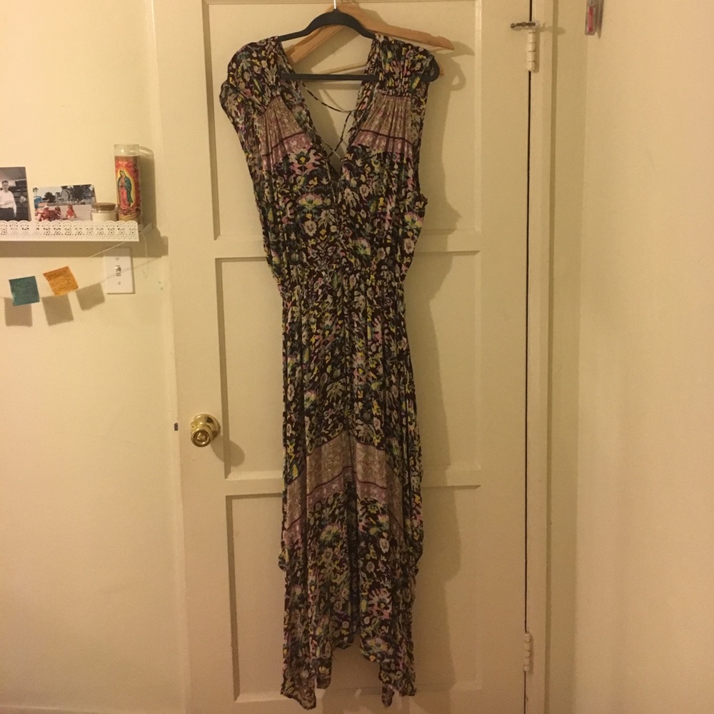Free people floral maxi dress
