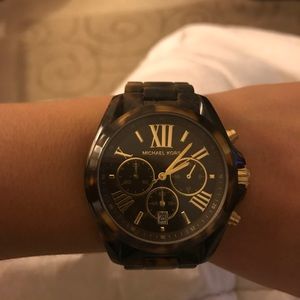 Authentic Michael Kors Tortoise Shell Watch