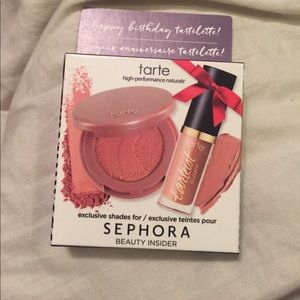 Tarte Blush and creamy matte lip paint
