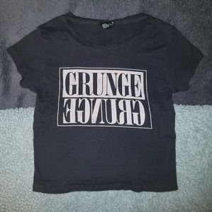 Black graphic tee