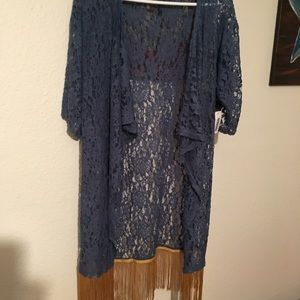 Sold** Blue and Gold fringe Monroe!