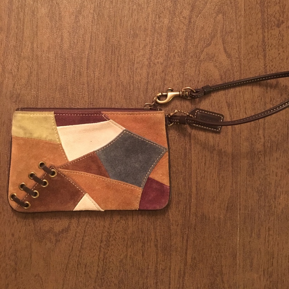 Coach Patchwork Wristlet