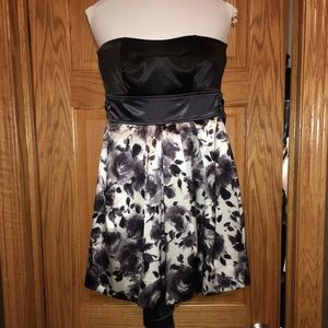 Strapless babydoll dress