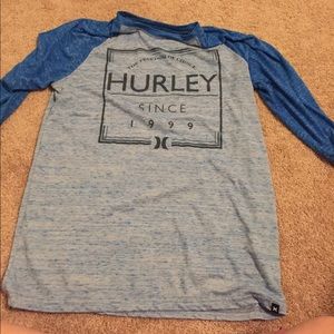 Hurley Three Quarter Baseball Tee