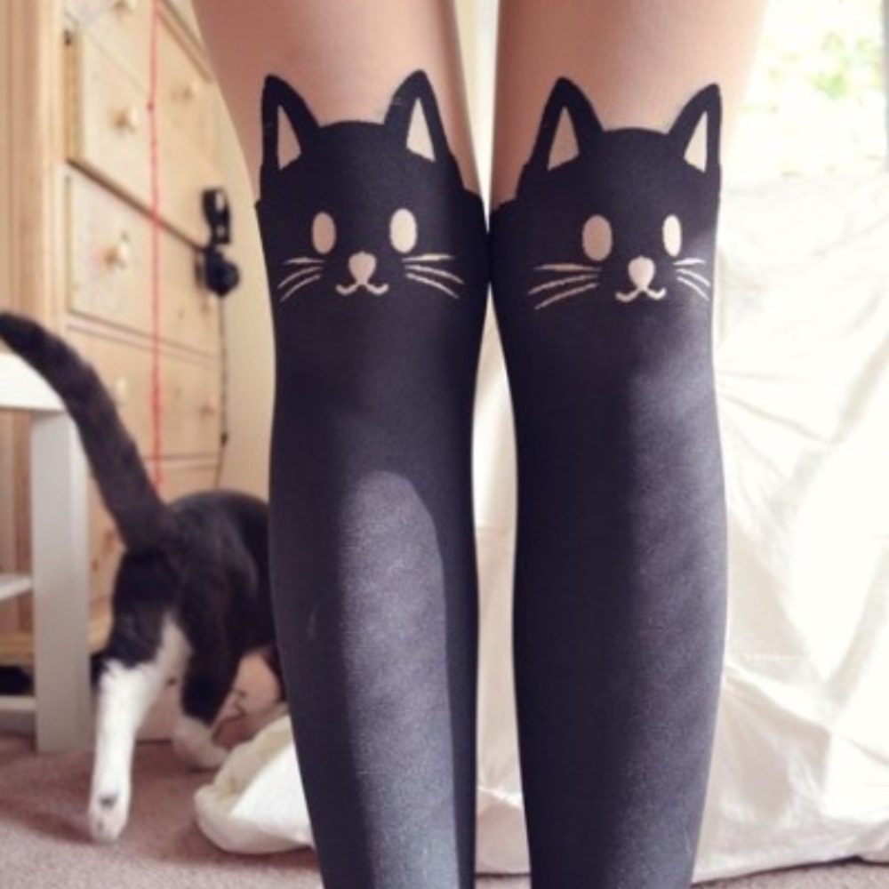 😺Sale!😺 Kitty tights! - Picture 5 of 6