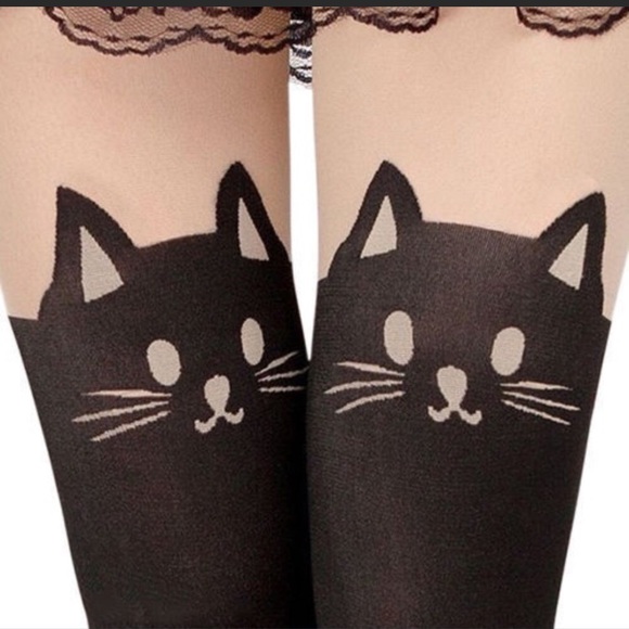 😺Sale!😺 Kitty tights! - Picture 4 of 6