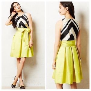 FINAL Anthro Moulinette Soeurs Miel Chevron Dress