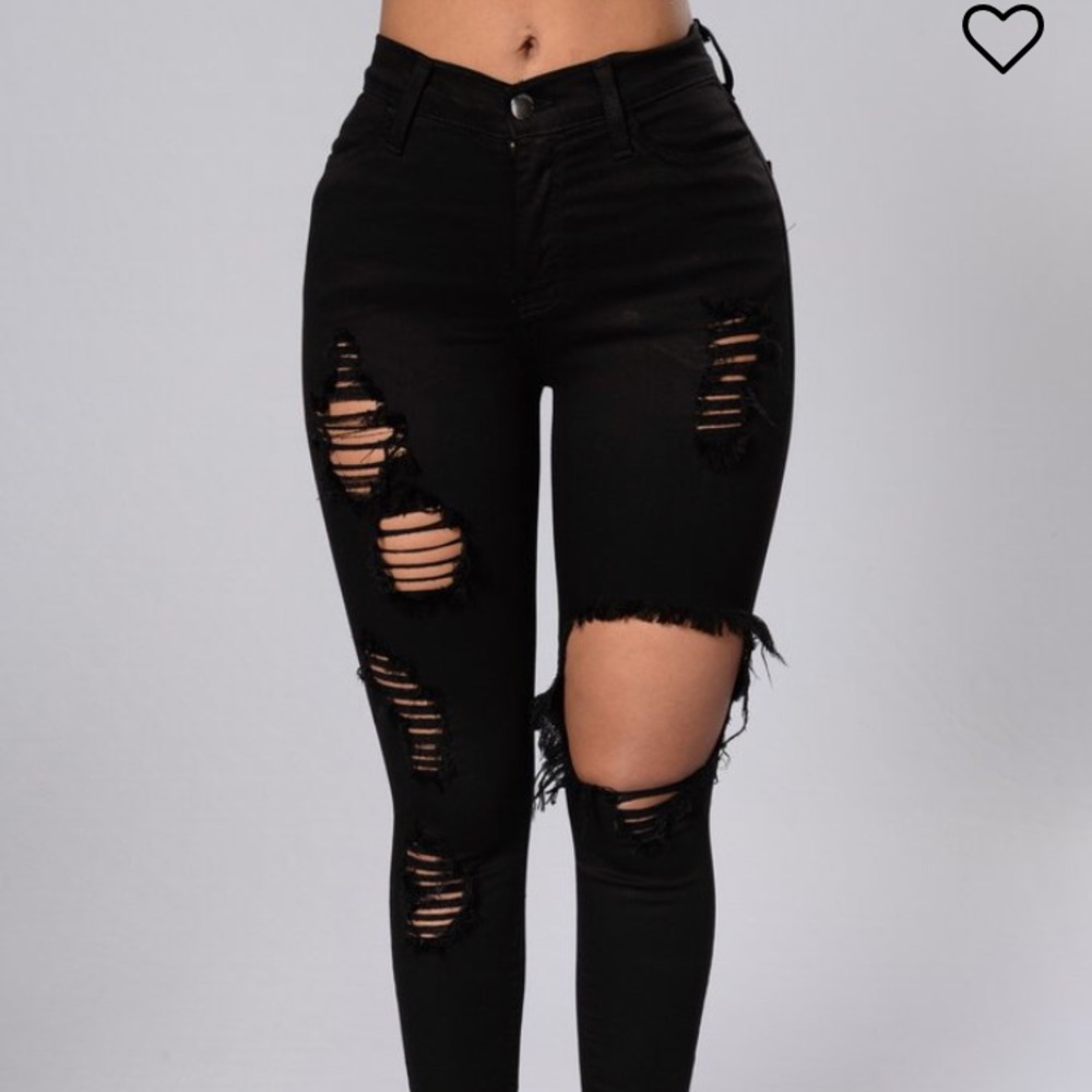 Glistening jeans