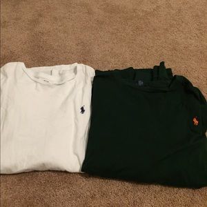 Two Polo Long Sleeve T shirts