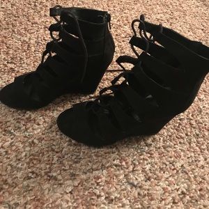 Black heels