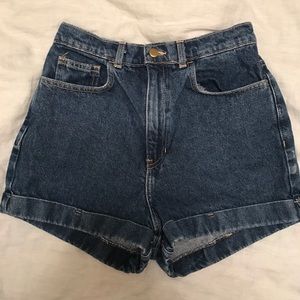 High Waisted Denim Shorts