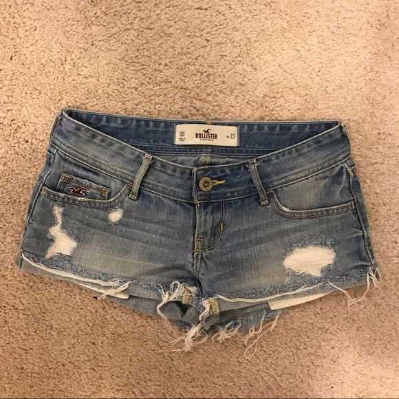 Hollister Pants - Hollister low rise denim shorts