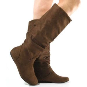 Steve Madden Suede Scrunch flat boots