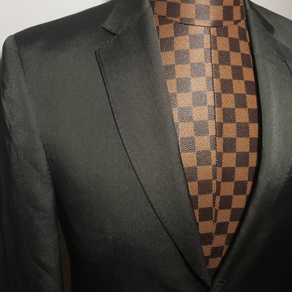 Sean John  Gray Lined Long 2Button Blazer 36S NWT - Picture 3 of 6