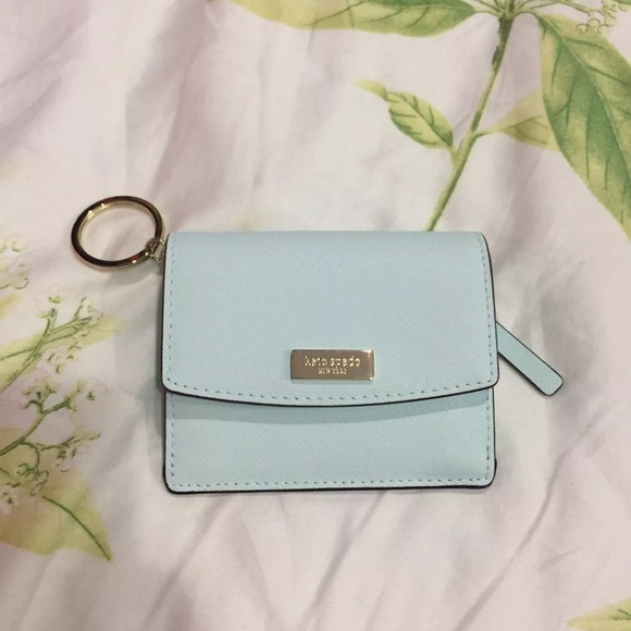 Mint Kate Spade Keychain Wallet - Picture 1 of 3