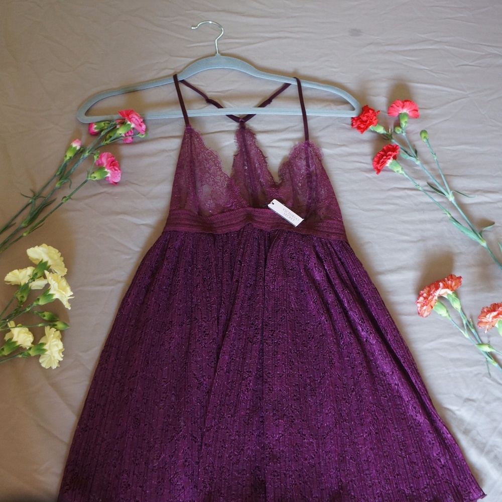 Very Sexy Pleated Lace Lingerie Brand New