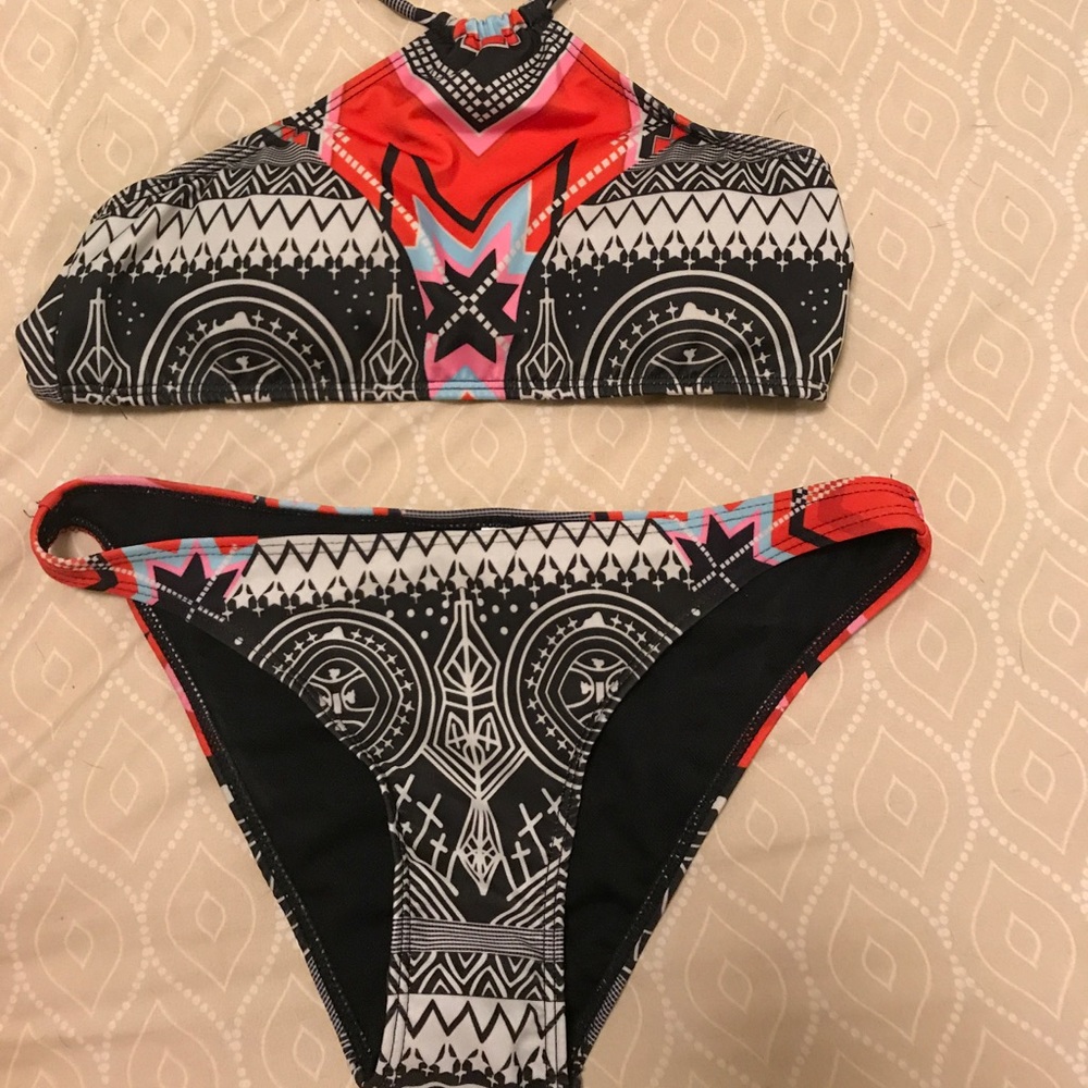 Two piece bikini.