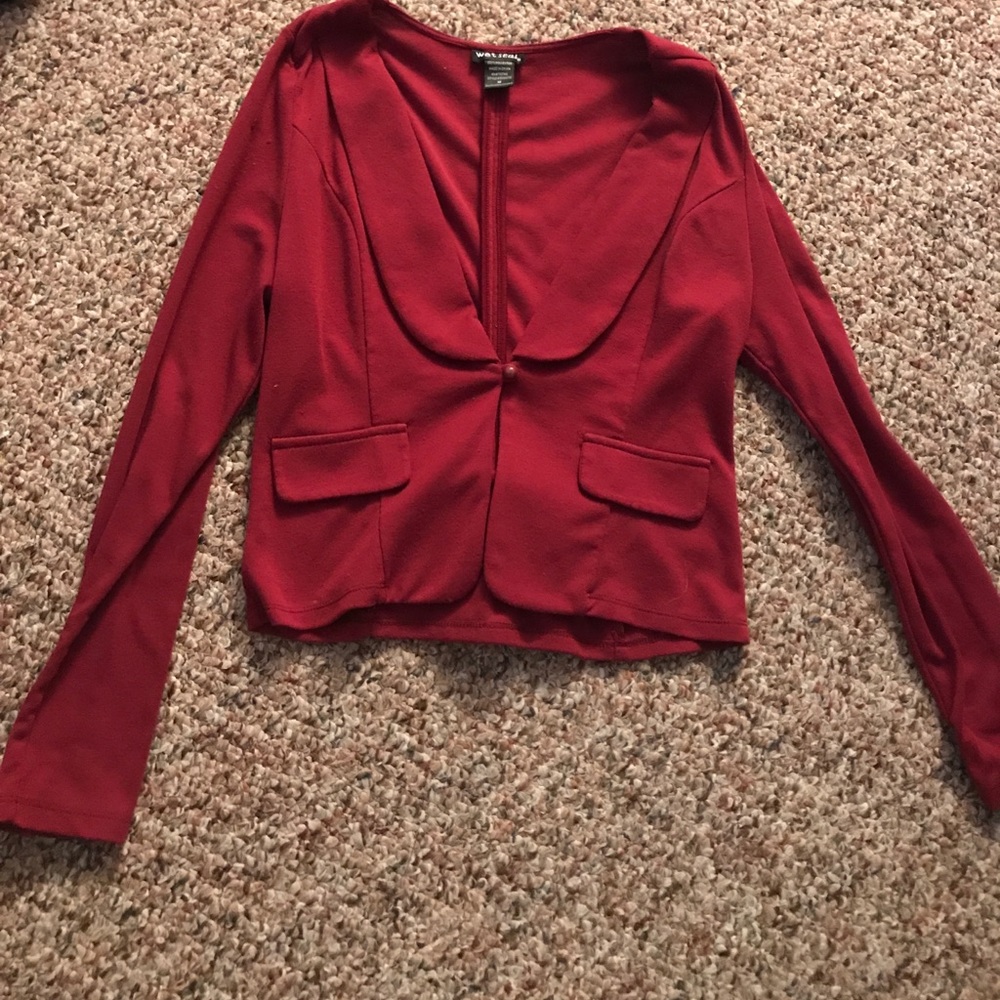 Maroon blazer