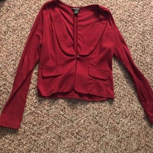 Maroon blazer
