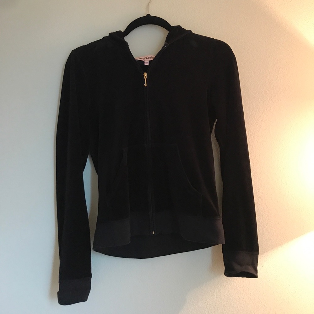 Juicy Couture Black Velour Jacket