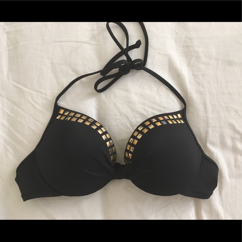 Black bikini top