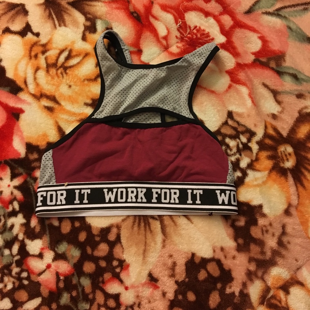 Work for it sport bra