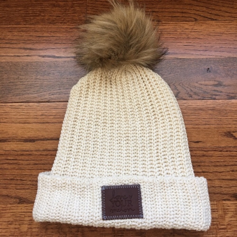 Love Your Melon White Speckled Beanie