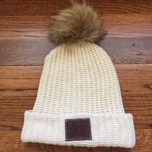 Love Your Melon White Speckled Beanie