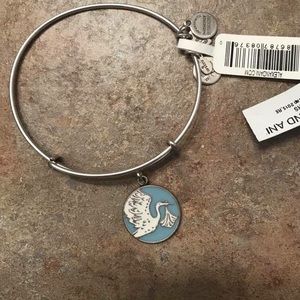 Brand New - Alex & Ani Blue Stork Bangle