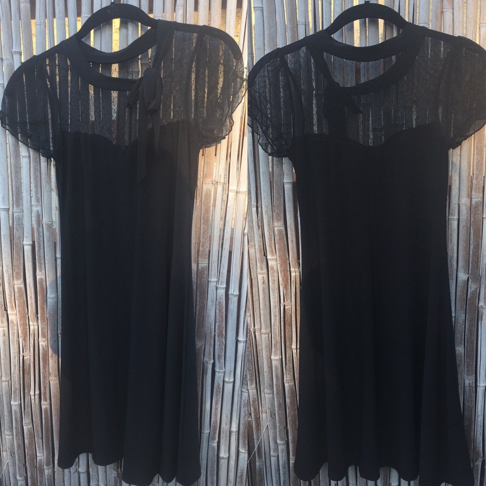 Little Black Swing Dress