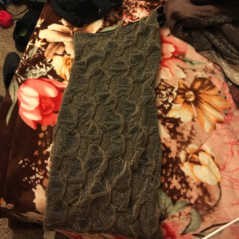 Dress with one strap