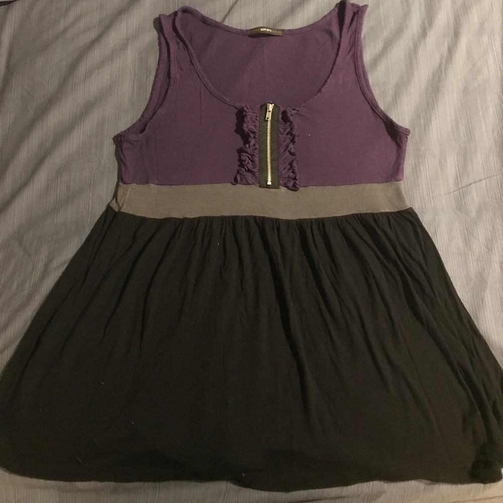 Babydoll Tank with Zipper
