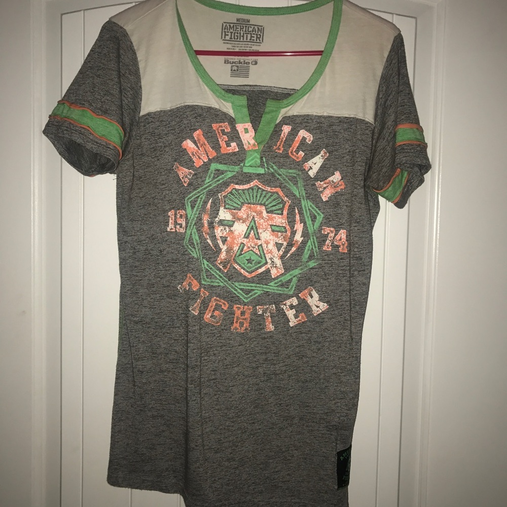 American fighter short sleeve