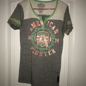 American fighter short sleeve