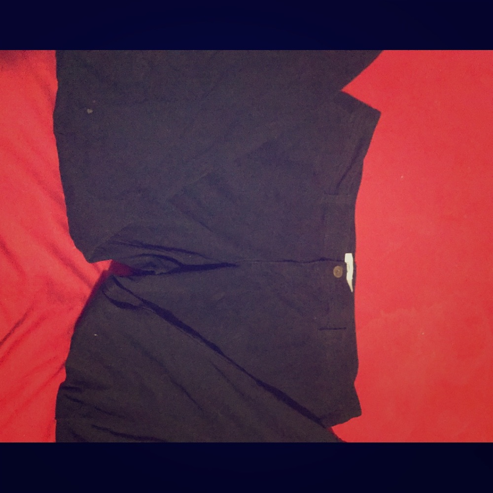 Nice pair of black slacks.