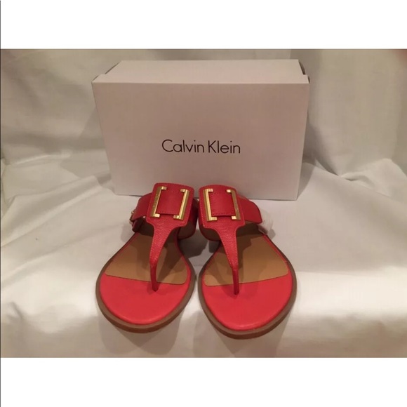 NEW Calvin klein ULA Toscana sandals size 7.5 - Picture 1 of 6
