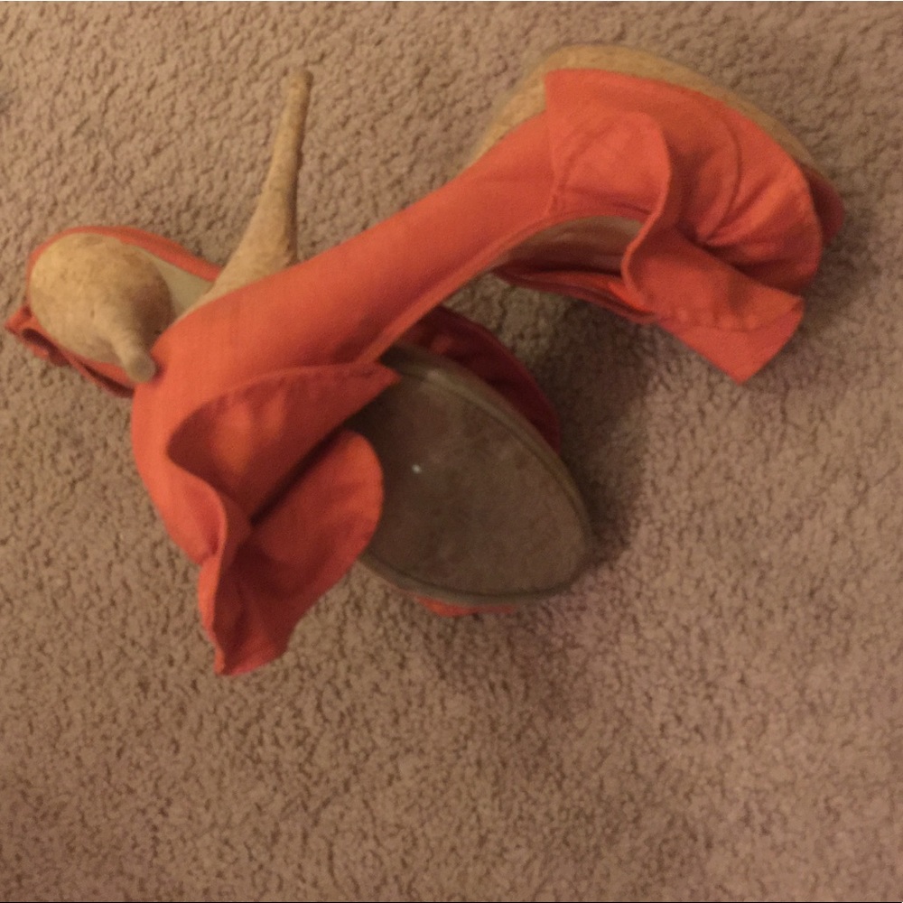 Orange heels