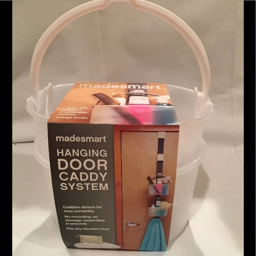 NEW MADESMART Hanging Door Caddy System IN WHITE
