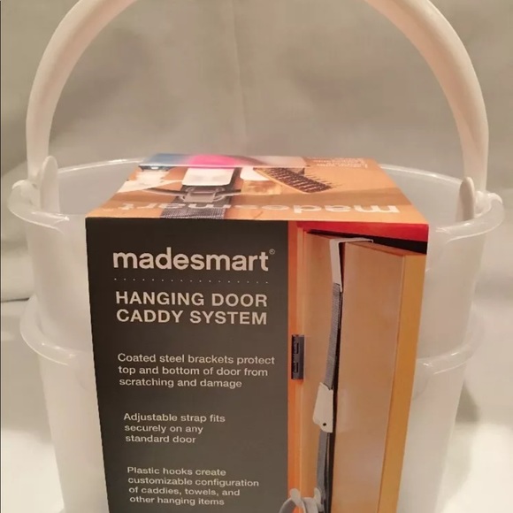 NEW MADESMART Hanging Door Caddy System IN WHITE - Picture 2 of 4