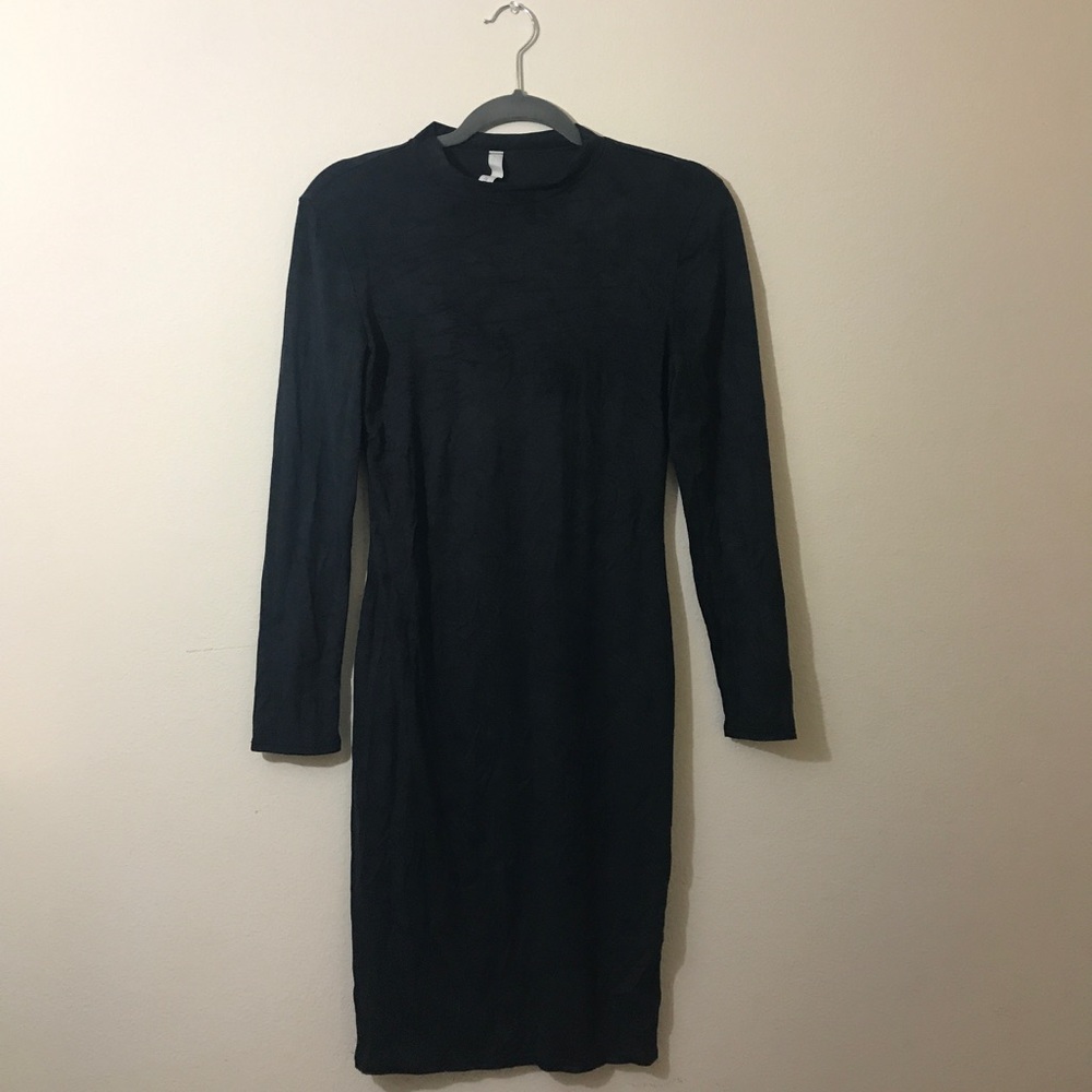 🧧Suede dress dark blue