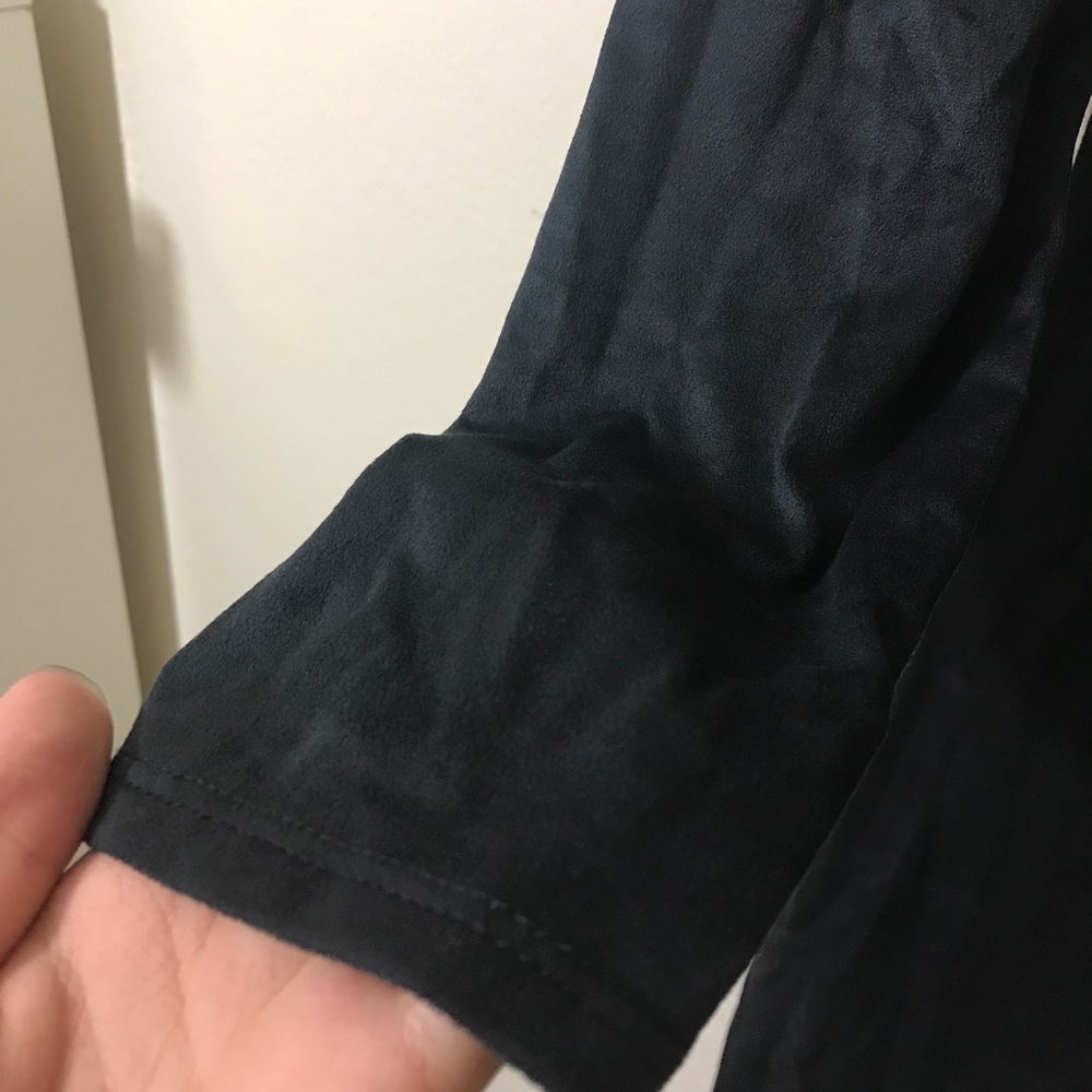 🧧Suede dress dark blue - Picture 2 of 2