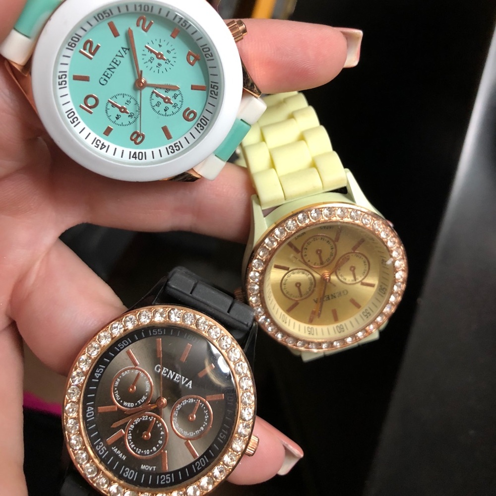 3 set of Geneva Watches