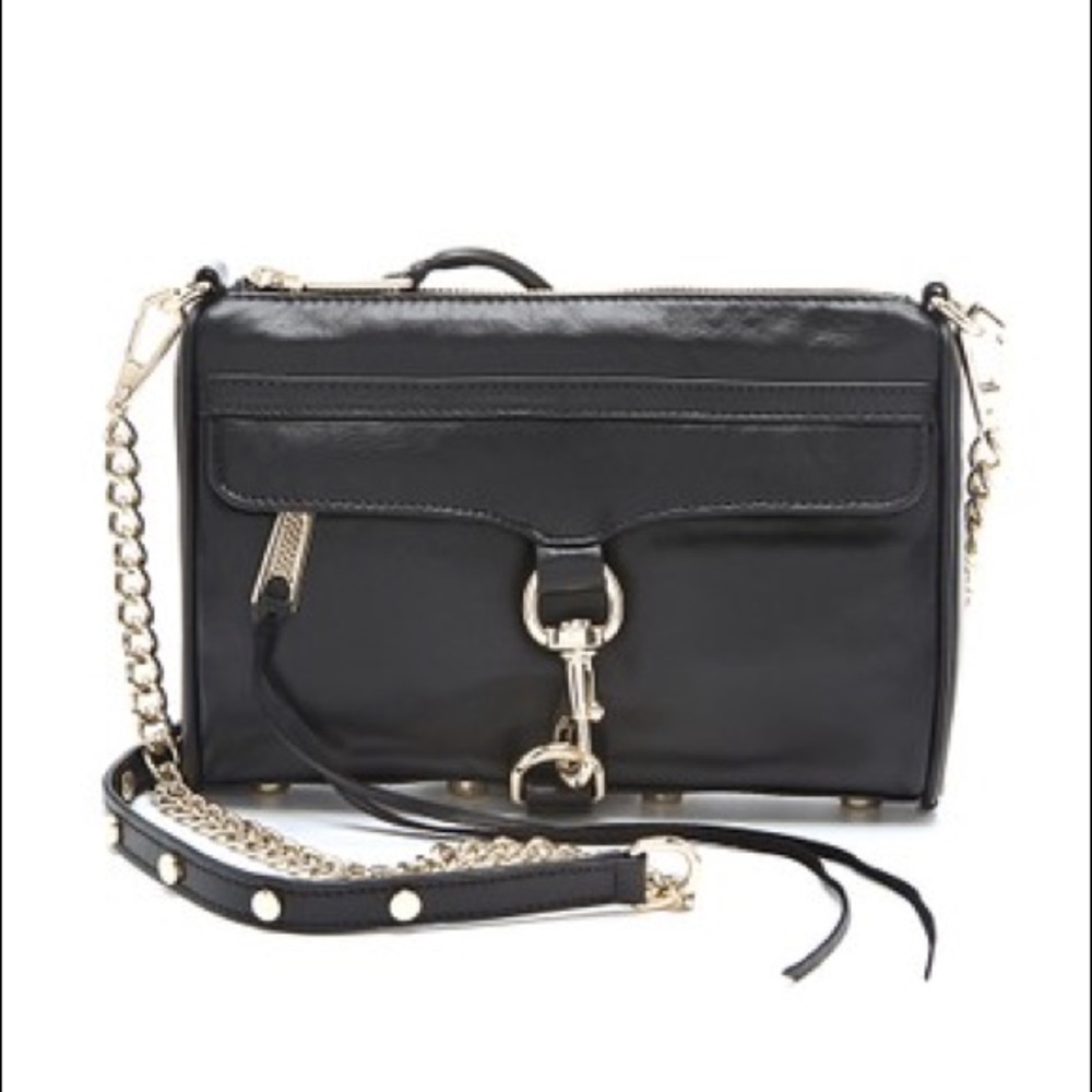 💙SOLD💙 Rebecca Minkoff Black Mini MAC - Picture 1 of 5