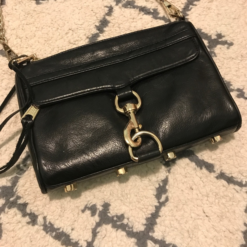 💙SOLD💙 Rebecca Minkoff Black Mini MAC - Picture 3 of 5