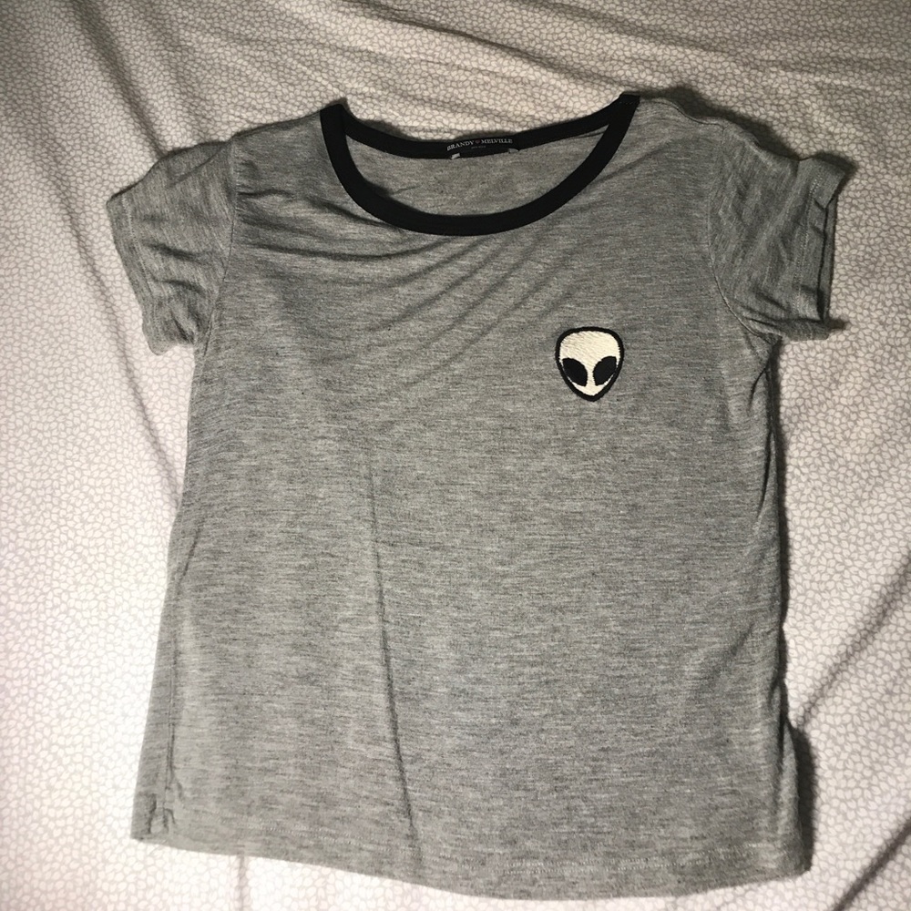 Brandy Melville Alien Patch Tee